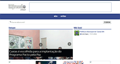 Desktop Screenshot of jornalimpressao.com.br
